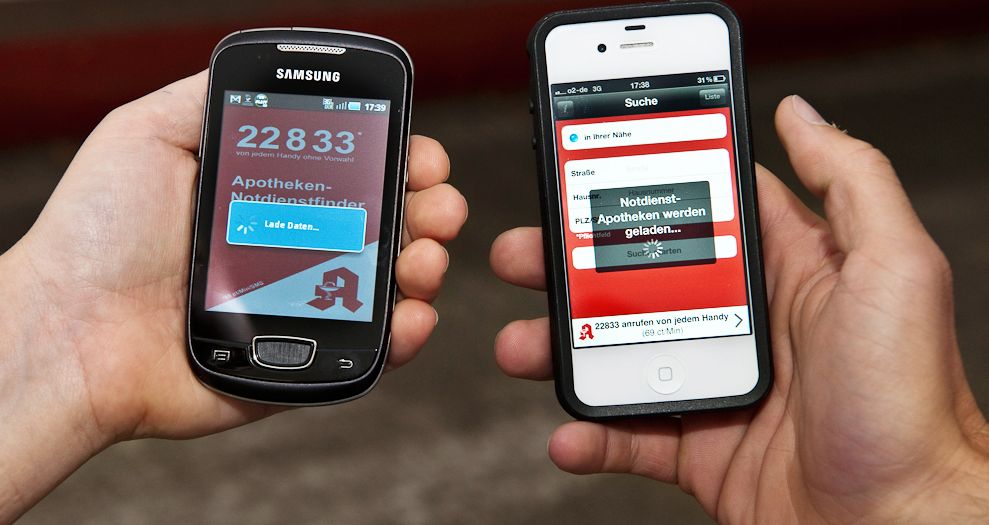 Notdienstapotheken per Handy finden