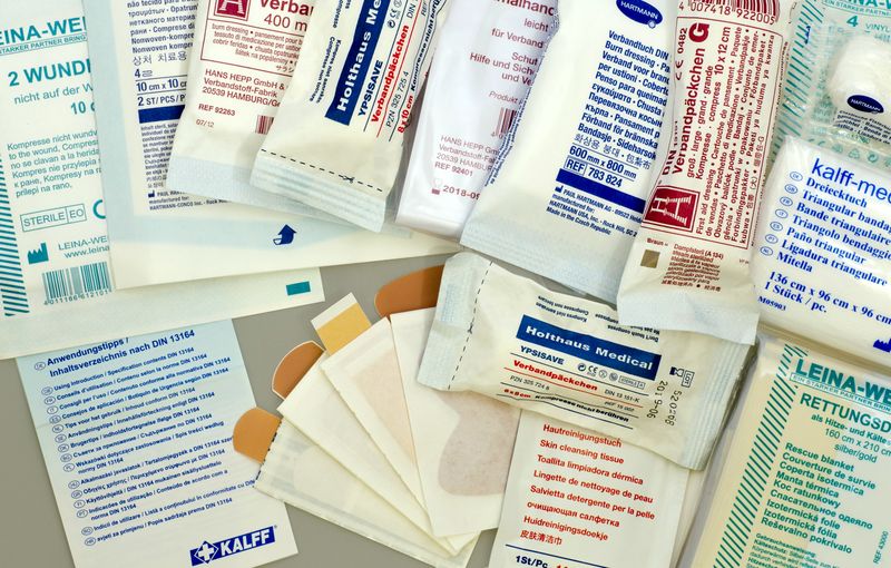 Materialien im Verbandskasten BVMed 2014
